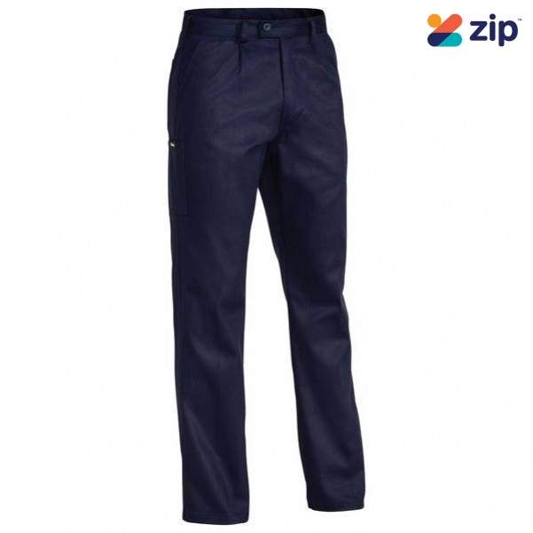 Bisley BP6007_BPCT - 100% Cotton Navy Original Drill Work Pants